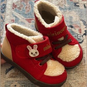 Faux-Shearling Boots from Japan